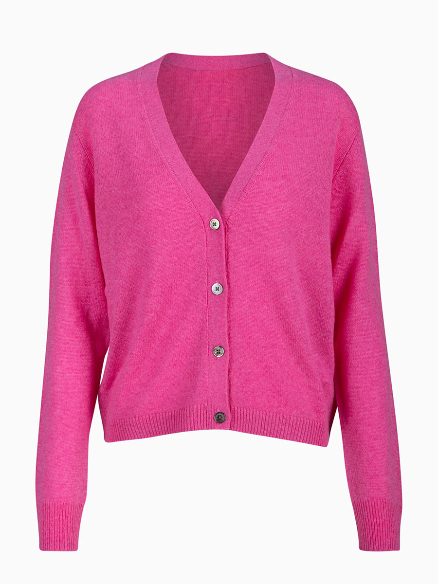 Kaschmir-Cardigan pink von The Mercer NY