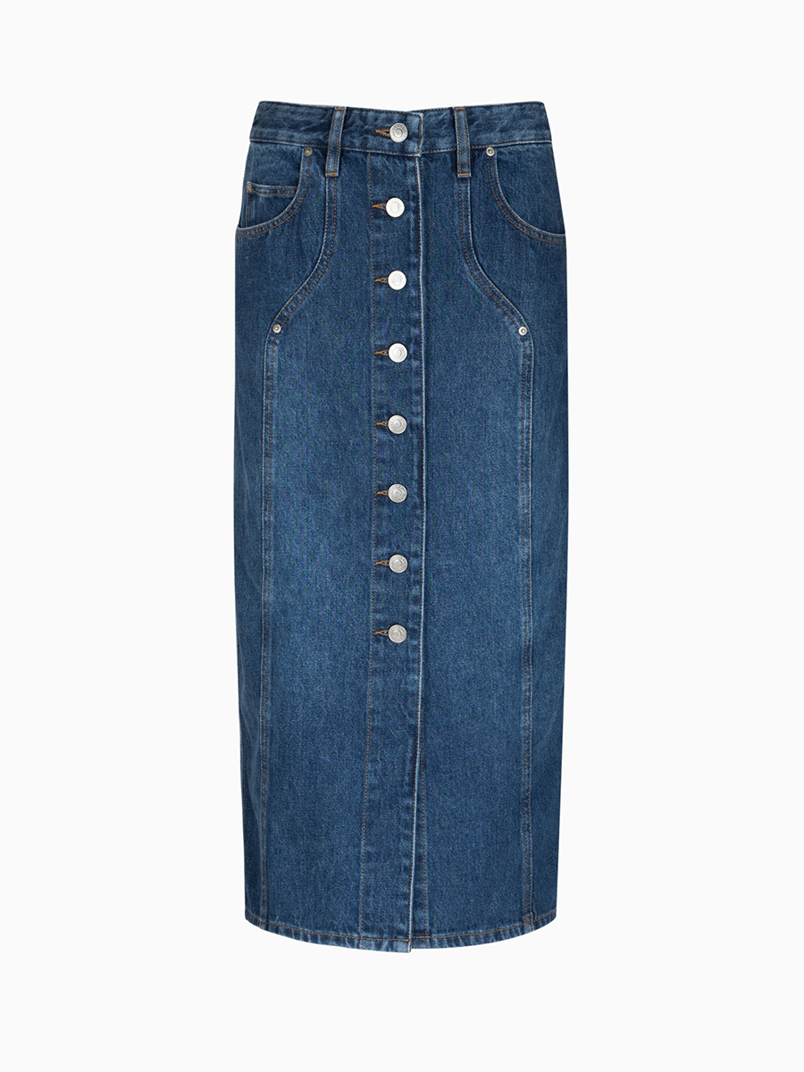 Midi-Jeansrock VANDY von Isabel Marant Etoile