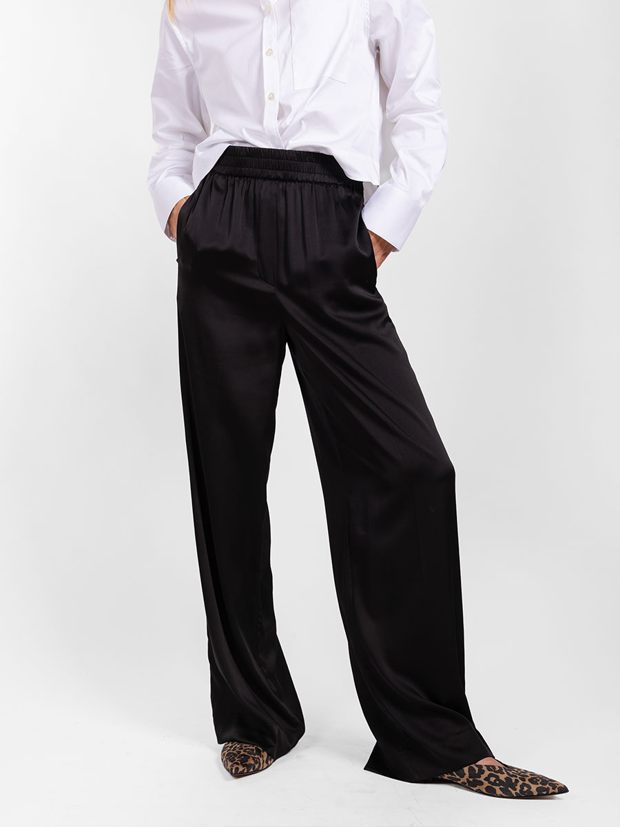 Wide-Leg Seidenhose von REYER