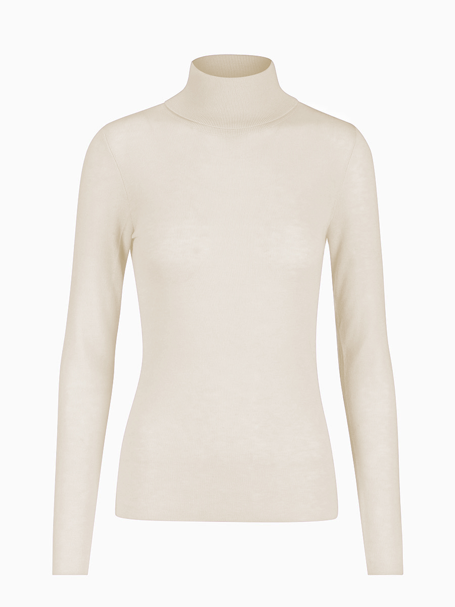 Rollkragenpullover in Creme von The Mercer NY