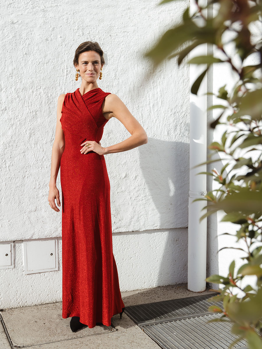 Maxi-Kleid TOMAS in Rot von Diane von Fürstenberg