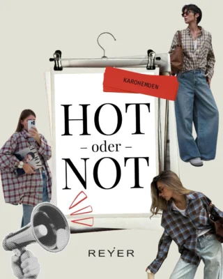 Karo neu gedacht 🔥

Das klassische Karohemd erlebt gerade ein echtes Fashion-Update: von lässig oversized bis hin zu clean & modern gestylt – ein Trend, der aktuell überall auftaucht 👔✨

Doch ist das Revival ein Dauerbrenner oder nur ein kurzer Hype?

Ihre Meinung zählt 👇🏼
Trendpiece oder eher nichts für Ihren Stil?

💬 Verraten Sie es uns in den Kommentaren:
👉🏼 Wie würden Sie ein Karohemd kombinieren?
👉🏼 Oder warum würden Sie darauf verzichten?

Wir freuen uns auf den Austausch mit Ihnen!

#reyerlooks #karohemd #hotornot #modetrends