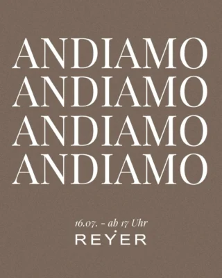 🇮🇹 Andiamo? Andiamo. 🍕✨

Na, sieht man sich am 16.07. bei REYER? 👀🍷

Pizza e Vino is back - und bringt genau das zurück, worauf sich viele schon gefreut haben: ein Abend voller Dolce Vita, italienischer Leichtigkeit und Sommermomenten mitten im Store. 🍋🇮🇹

Knusprige Pizza von @la.miaitalia , spritzige Aperitivi von der @alphatauri Bar, cremiges @icezeit Gelato, gute Musik und dieses Gefühl, das man eigentlich nur aus Italien kennt... nur eben bei uns. ✨

Ein bisschen Urlaubsfeeling, ein bisschen Gioia, ganz viel Stimmung - und Sie mittendrin. 🤍

Also... andiamo? ❤️‍🔥

A presto bei PIZZA E VINO - wir freuen uns auf Sie. ✨

#reyerlooks #pizzaevino #dolcevita #italiansummer #aperitivotime
