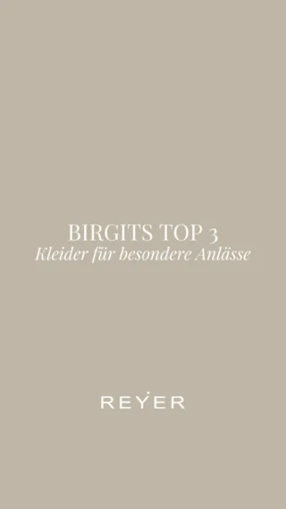 Drei Kleider, drei Statements für besondere Anlässe ✨

Birgits TOP 3 Kleider zeigen, wie vielseitig elegante Anlassmode heute sein kann 💫 Von modern-elegant bis verspielt-leicht - jedes Kleid setzt ein eigenes Fashion-Statement 💃

Erhältlich bei uns im Store in Hallein sowie im Onlineshop für Ihre nächste besondere Gelegenheit ✨🛍️

#reyerlooks #sommerkleider #weddingguestdress #summerdress