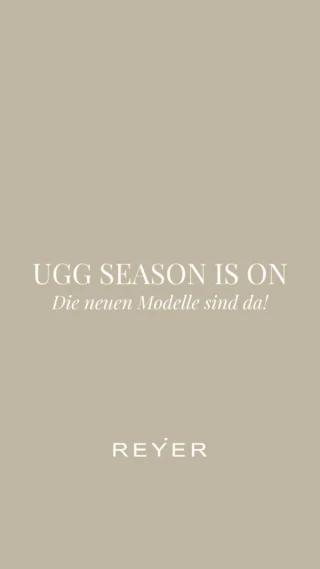 Die UGGs sind da - und Birgit ist offiziell obsessed. 🤎🍂 Die neuen Modelle machen uns schon jetzt richtig Lust auf Herbst: super kuschelig, cozy und perfekt für die ersten kalten Tage. ✨

Von Mini bis Ultra Mini - verschiedene Styles warten darauf, Ihr neuer Herbst-Favorit zu werden. 🐻🤎

Aktuell schon im Store erhältlich, bald auch online 👀🛍️

#reyerlooks #ugg #uggboots #uggseason #fallfashion